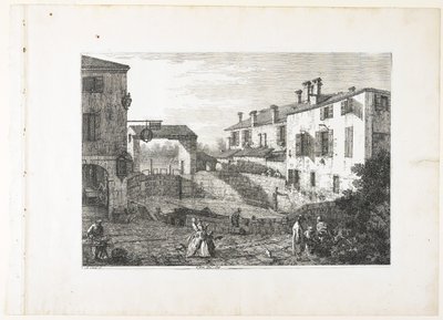 The Locks at Dolo by Giovanni Antonio Canal